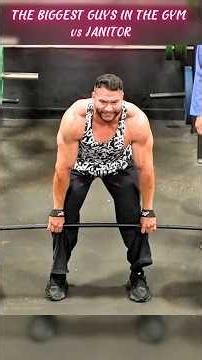 THE BIGGEST GUYS IN THE GYM vs JANITOR