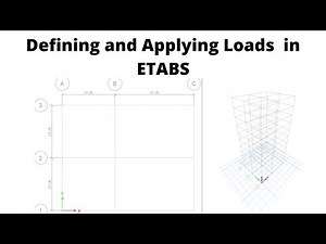ETABS Tutorials | Assigning loads and analysis of results | Lec - 04