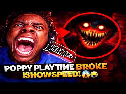 IShowSpeed Go CRAZY in POPPY PLAYTIME 😭 | Scariest and Funniest Moments 😨