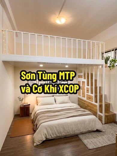 Thi công gác xép nhỏ cho khách nghỉ hưu trông cháu