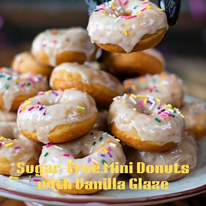 10K views · 126 reactions | ✨ Sugar-Free Mini Donuts with Vanilla...