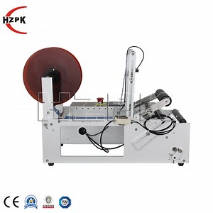 [Hot Item] Hzpk Mt-120 Labeling Sticker Printing Paper Label Machine for Water Bottle