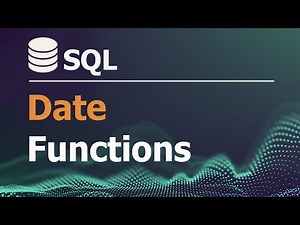 SQL Tutorial for Data Analysis 20: Date Functions