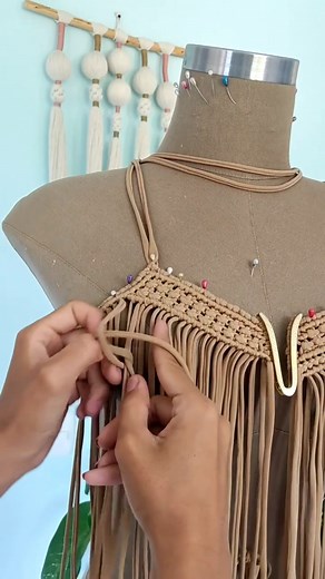 Macrame Handmade Dress #macramemakers #makrameeart #MacrameLove | Everything Macrame