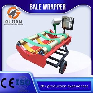 [Hot Item] CE Certificated Swm0810 Mini Round Hay Straw Silage Bale Wrapper