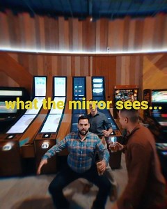 We see you guys getting down with all of our carnival funhouse mirrors. Here’s what you see vs. what the mirror sees. You’re welcome. | Two Bit Circus | Facebook