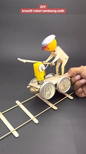 3.6M views · 37K reactions | Diy kreatif barang bekas menjadi robot tambang yang unik #unik #diy #kerajinan #ideas #toys #idebarangbekas #mainan #amazing #robot | Gudang Kreatif | Facebook