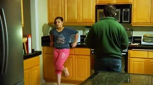 Girl Punished in The Kitchen