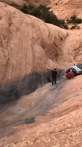 This Samurai stuck the landing!!! #moabcowboy #moab #ejs2025 #offroad #trailtherapy #fyp #hellsrevenge #hellsgate #suzuki #samurai #suzukisamurai #4x4 #ouch #itllbuffout #fail #oops | Moab Cowboy Country Off-Road Adventures