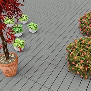[Hot Item] European Welcome Decoration Wood Grain WPC Wood Plastic Composite Outdoor Deck Compositewpc Tiles Boards Deep Embossed Tile
