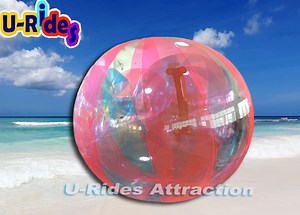 [Hot Item] TPU Ball OR PVC ball Inflatable colorful water ball for Pool lake sea park rental use