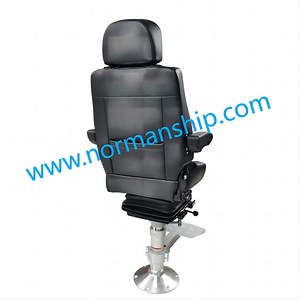 [Hot Item] Adjustable Backrest Driver Seat Wheelhouse Chair with Steel Footrest