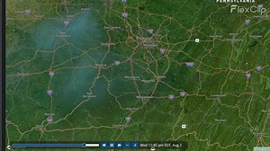 Model guidance is showing an increase in Canadian wildfire smoke at 6000ft starting early Wednesday. This video is a model forecast of near-surface smoke. It begins to increase during the afternoon when the lower levels of the atmosphere become more mixed. | US National Weather Service Pittsburgh PA