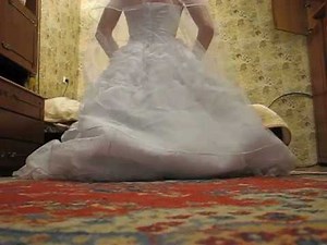 Sissy Boy Bride on knees