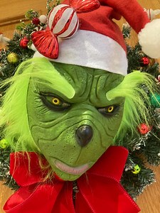 Grinch Christmas Wreath - Etsy