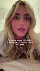 Things People with Anxiety Physically Experience