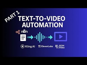 Automating Text-to-Video in n8n | JSON2Video + ElevenLabs + KlingAI Tutorial