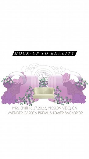 7K views · 9 comments | Mock-up to reality of Nicole’s bridal shower...