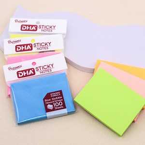 [Hot Item] Plastic Sticky Note Transparent Sticky Note Pads Sticky Notes Con Foil Notepad