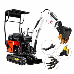 [Hot Item] China Machinery Mini Diggers Agricultural Hydraulic Minibagger 800 Kg Micro Mini Excavator