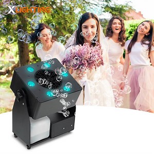 [Hot Item] DMX512 Color Bubble Machine for Wedding Popular Locust Super Bubble Effects Stage Lighting Genre