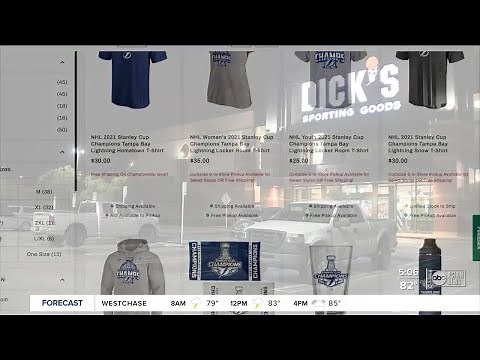 Dick's Sporting Goods extending hours Thursday to offer Stanley Cup Championship gear