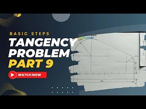 TANGENCY PROBLEM IN |TECHNICAL DRAWING|