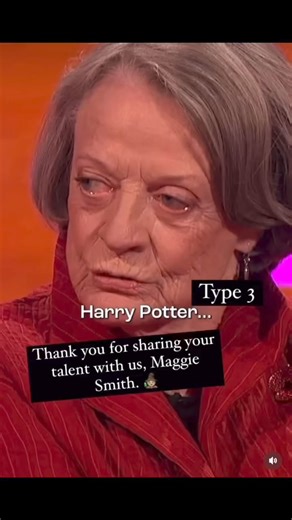 🕊️May she rest in peace. The talented Maggie Smith is a Rich & Dynamic Type 3 woman. How did you see her express her Type? #maggiesmith #harrypotter #dressingyourtruth | Carol Tuttle