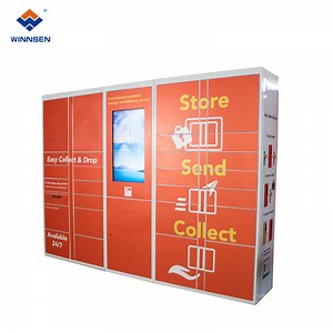 [Hot Item] Outdoor Electronic Code Intelligent Smart Delivery Parcel Storage Cabinet Lockers