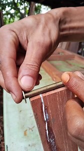 2.2M views · 2.4K reactions | DIY Woodworking CLAMPS for FREE! Using Old Bolts & Scrap Wood #FixingCrackedWood #WoodRepair #SimpleWoodworkingFix #DIYBoltClamp | Arif Doank | Facebook