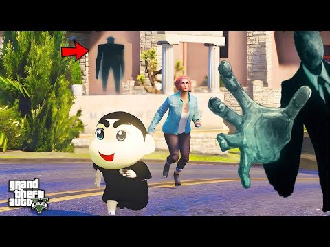 GTA 5: Shinchan in ghost house!!