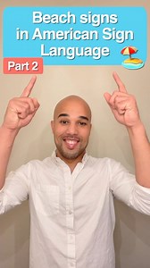 Beach signs in ASL - Part 2 🏝️🌊 | Sign Language 101