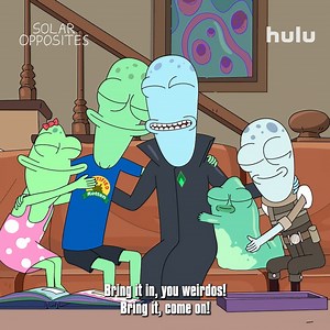 You can stop begging now. Solar Opposites is now streaming on Hulu. | Solar Opposites