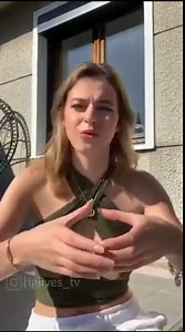 lea elui tik tok nip slip cleavage oops full show