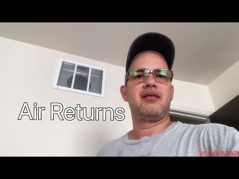 Installing Ductwork for Air Returns