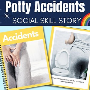 Editable Potty or Bathroom Accident Toilet Training Social Story With Real Photos - Etsy