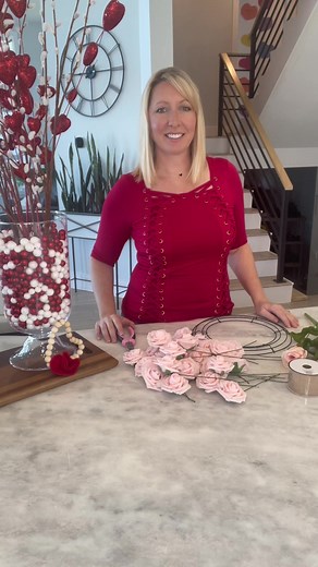 2.5K views · 35 reactions | Rose & Burlap Rose Wreath DIY Everything...