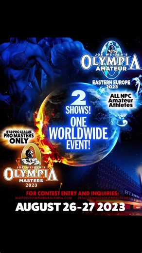 21 reactions | @mastersolympiaofficial After an 11-year absence from...