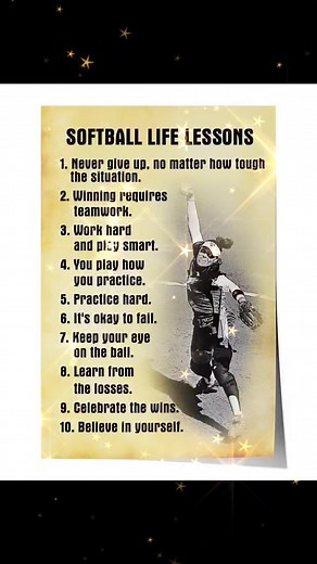 #passionsoftball #PassionForSports #softballlifelessons #softballposter #posterforsoftball | Passion Softball