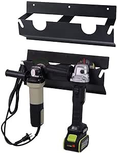 Angle Grinder Holder, Angle Grinder Stand Storage Rack with Cord Hook, Tool Wall Mount Bracket for Waxing Machines, Polishers