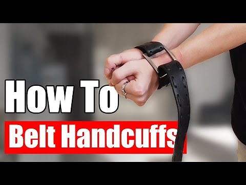 Learning How to Make a Belt Handcuff