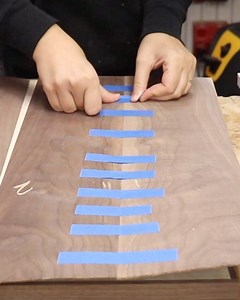 29 reactions | This whole veneer process has been really fun to figure out. After cutting them on the bandsaw, the edges were a bit gappy... the strips were too long for my shooting board, so I made a makeshift shooting board situation to joint the edges before taping them together. As long as I flipped one piece before planing the edges, they would meet up with zero gaps. I’m definitely going to be playing with veneers more often! @woodcraftgallery | 3x3 Custom | Facebook