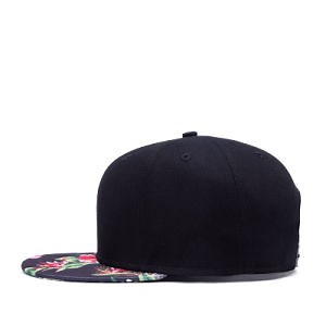 [Hot Item] European and American Print Trend Personality Hip-Hop Flat-Brimmed Hat
