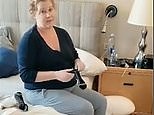 Amy Schumer gives tutorial on how to put on socks when pregnant