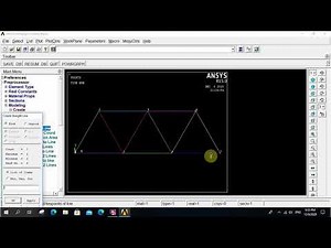lect1 TRUSS(ANSYS) 2D GUI