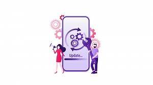 Developers updating smartphone operating system