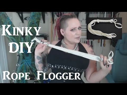How to Tie a Rope Flogger Tutorial - Kinky DIY #BDSM