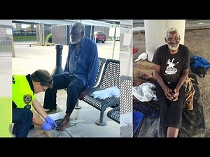 Why These Selfless Police Officers Washed a Blind Homeless Man's Feet