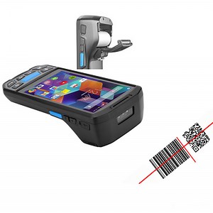 [Hot Item] Android Mobile Barcode Scanner WiFi Industrial PDA with Printer Rugged