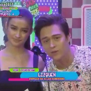 ASAP Pop Teen Choice 2017 POP LOVE TEAM is LizQuen! ❤ Congratulations Liza Soberano and Enrique Gil! We love you so much! You guys are our world too. 👏👏👏👏 | TATAK Quenito - Enrique Gil